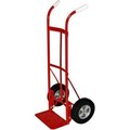 Milwaukee Hand Trucks Milwaukee Hand Truck 47132 - Dual Handle - Solid Rubber Wheels - 800 Lb. Capacity - Red 47132